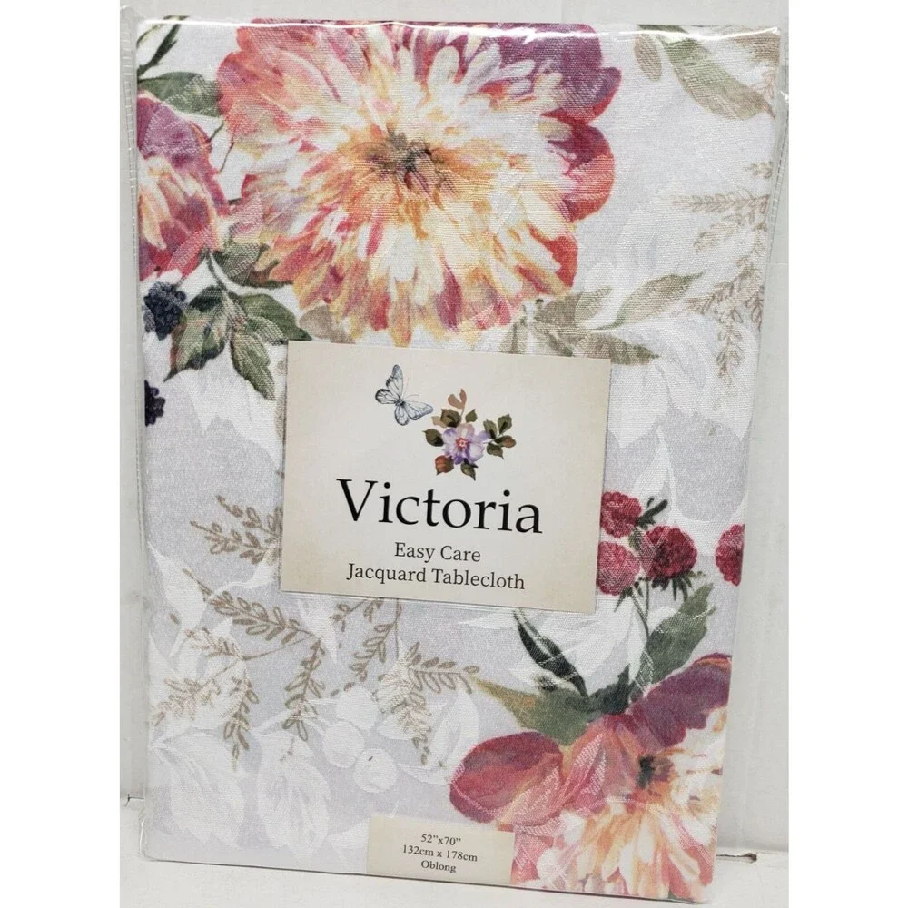 Jacquard Printed Fabric Tablecloth,52